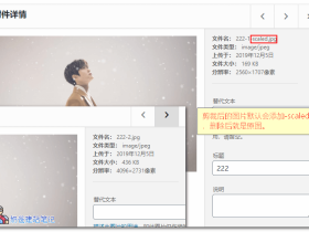 WordPress上传图片强制剪裁成2560像素解决办法